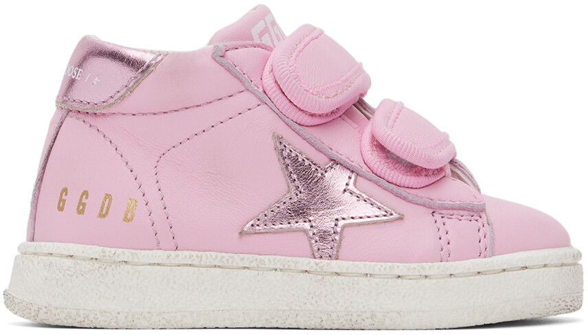 

Детские розовые июньские кроссовки Golden Goose