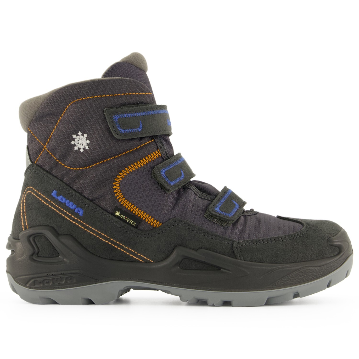 

Зимние ботинки Lowa Kid's Milo GTX MID, цвет Anthrazit/Blau