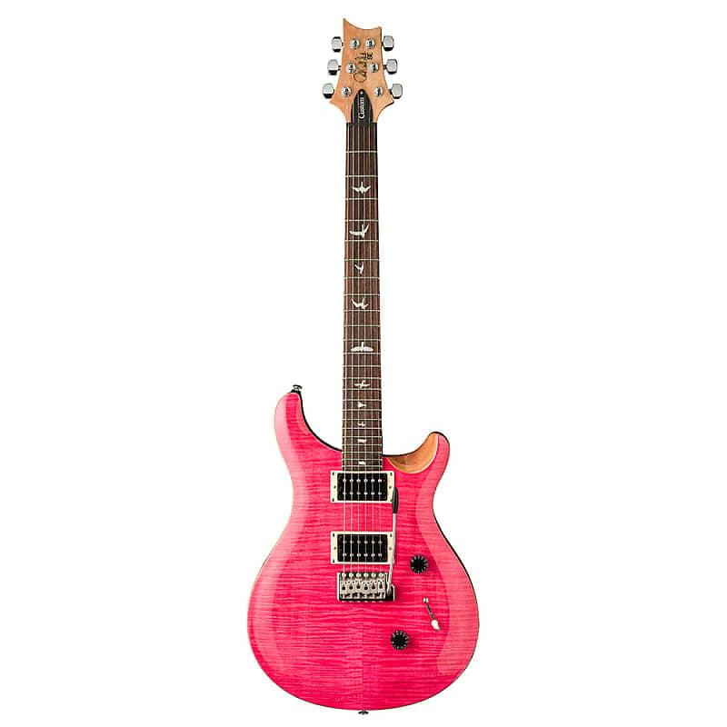 

Электрогитара PRS 2021 SE Custom 24 Electric Guitar - Bonni Pink, Natural Back