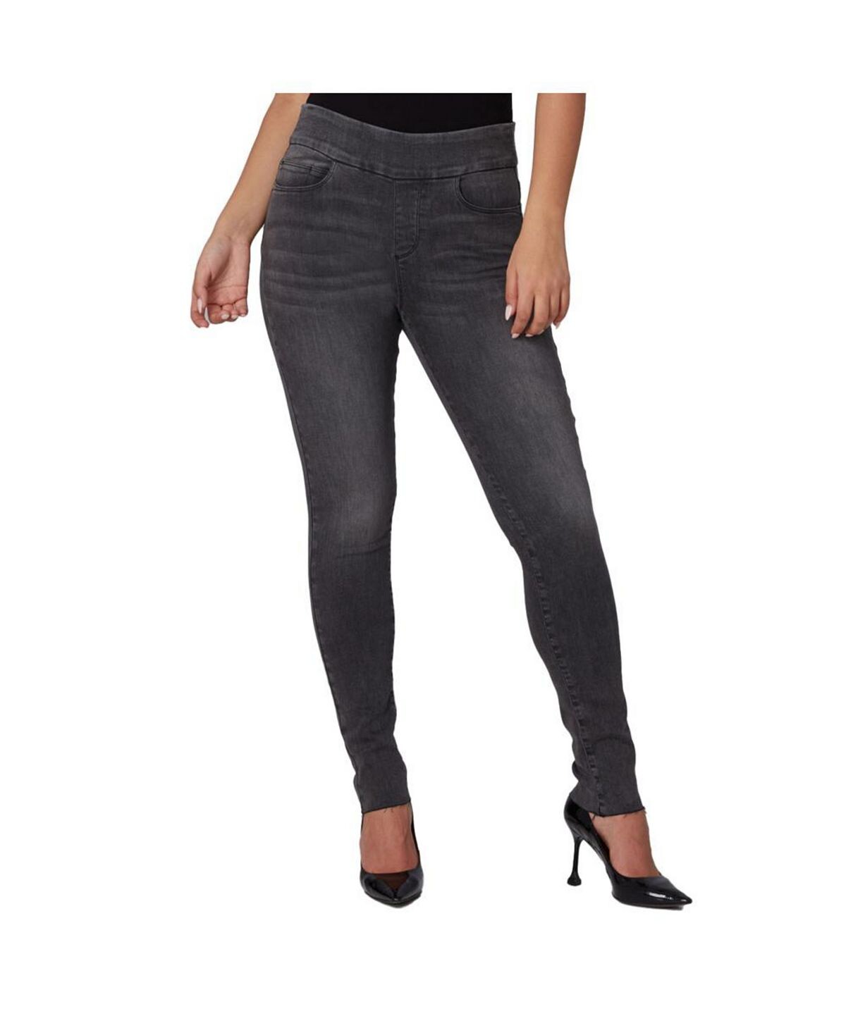 

Женские джинсы скинни без застежек ANNA-SG с высокой посадкой Lola Jeans