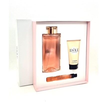 

Lancôme Lancome Idole Aura Gift Set Eau De Parfum Nectar 50ml -Power Cream - Body Cream 50ml - Eau De Parfum Miniature Nectar 5ml