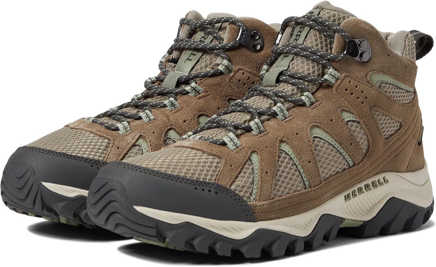 

Походная обувь водонепроницаемая Oakcreek Mid Waterproof Merrell, цвет Brindle