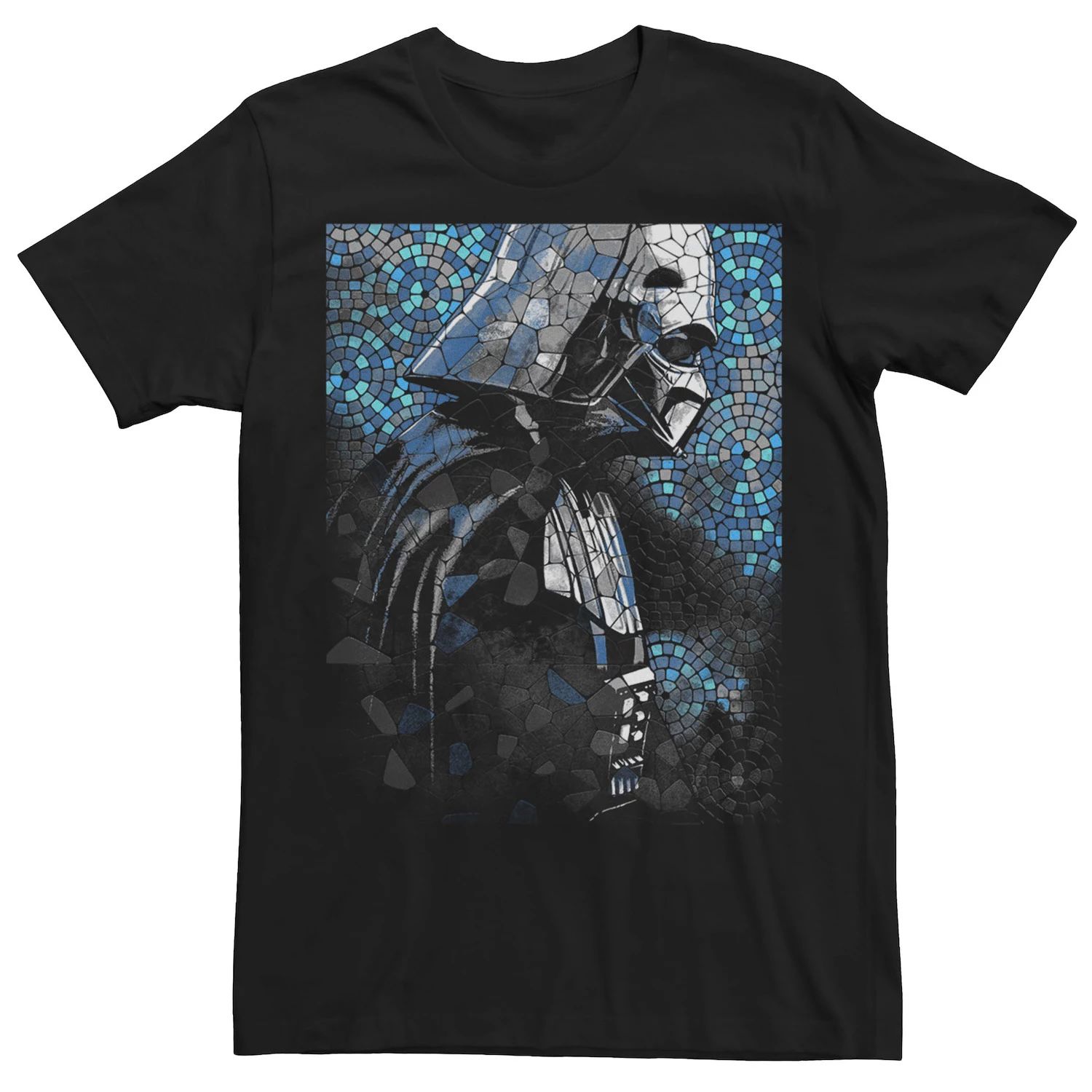 Мужская футболка с мозаикой «Звездные войны» Дарта Вейдера Licensed Character мужская футболка с костюмом дарта вейдера звездные войны licensed character