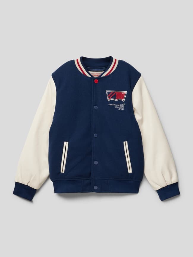 

Двухцветная студенческая куртка, модель VARSITY Levi's, темно-синий