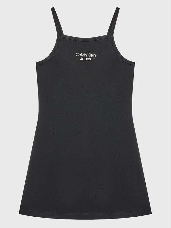 

Платье на каждый день, стандартного кроя Calvin Klein, черный