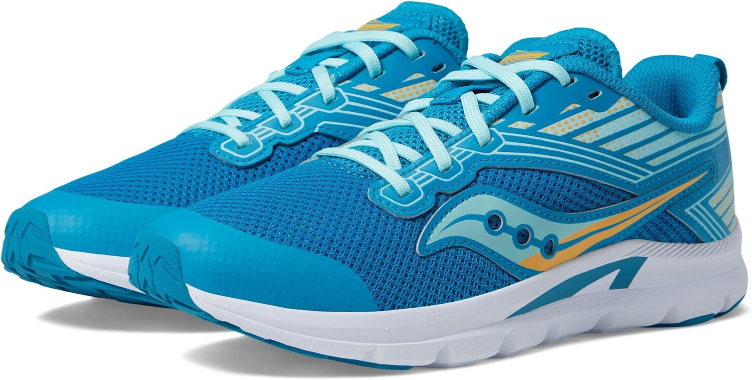 

Кроссовки Axon Saucony Kids, цвет Turquoise/Yellow