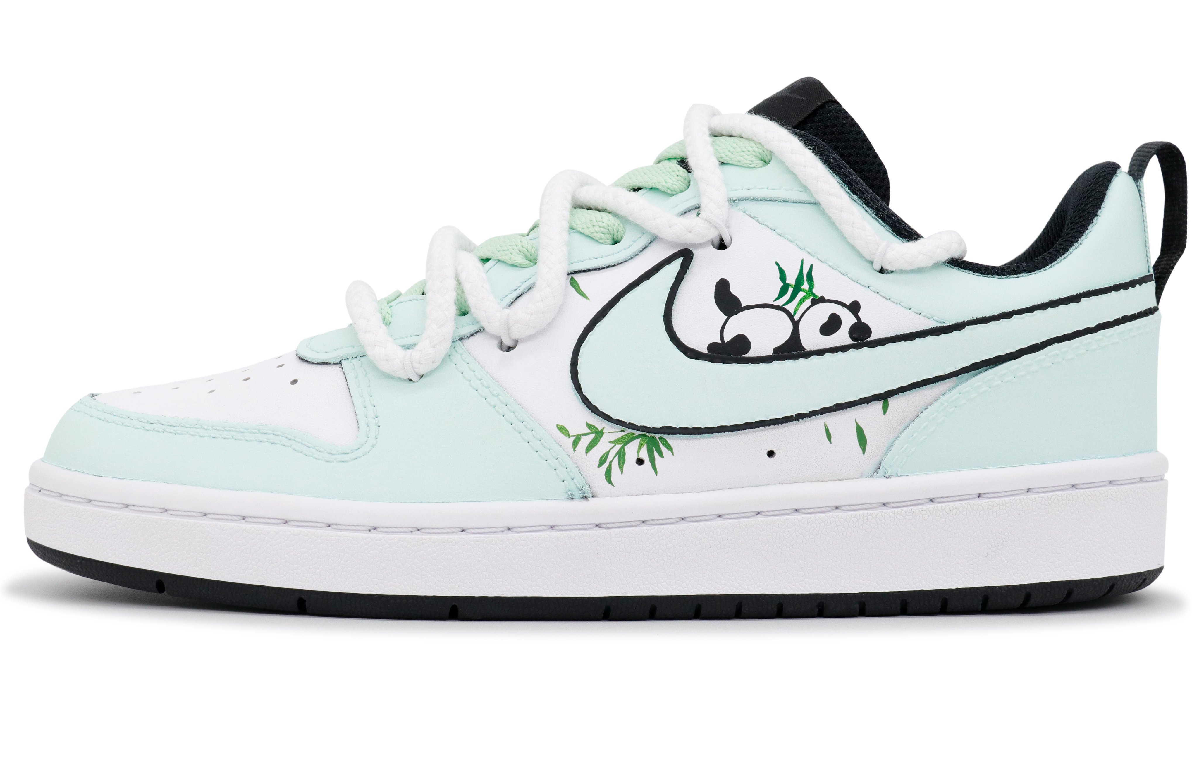 

Кроссовки Nike Court Borough Skateboarding Shoes Women's Low-top Green/White, цвет Looking forward to the time