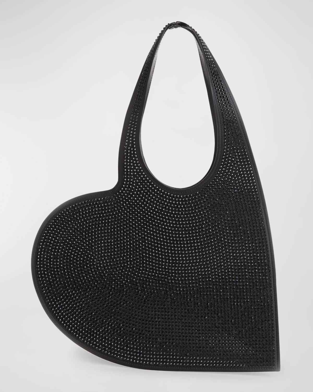 

Сумка-тоут Mini Heart с кристаллами Coperni, цвет Blackblack