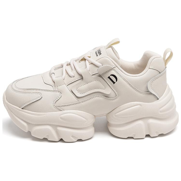 

Кроссовки AGSDON Chunky Sneakers Women's Low-top, бежевый