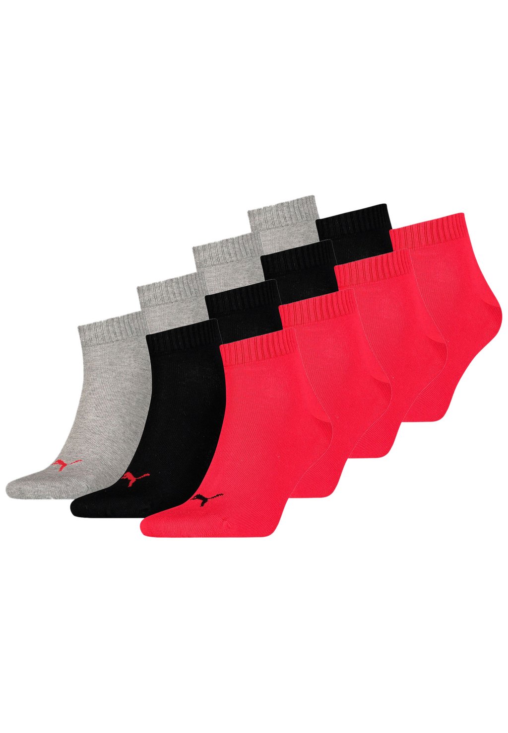 Спортивные носки 12 PACK UNISEX Puma, цвет black / red