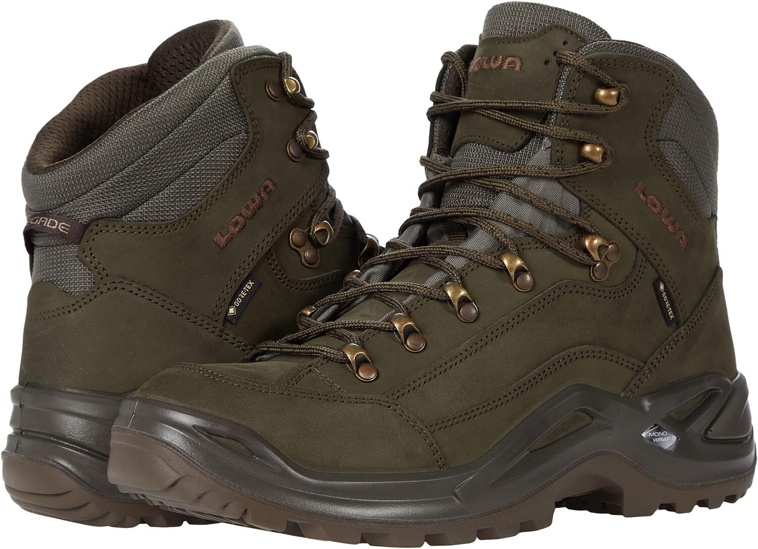 

Походная обувь Renegade GTX Mid Lowa, цвет Basil