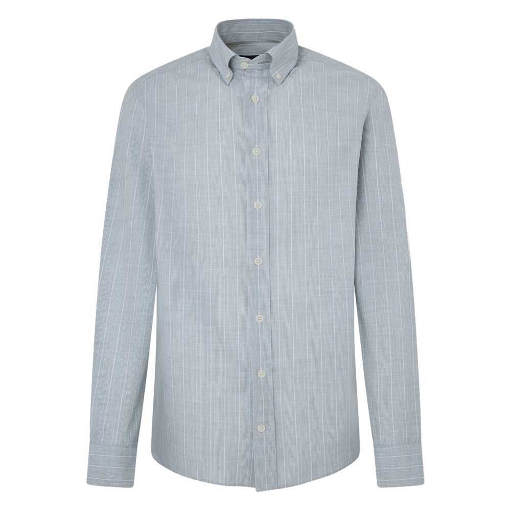 

Рубашка с длинным рукавом Hackett Multi Stripe, серый
