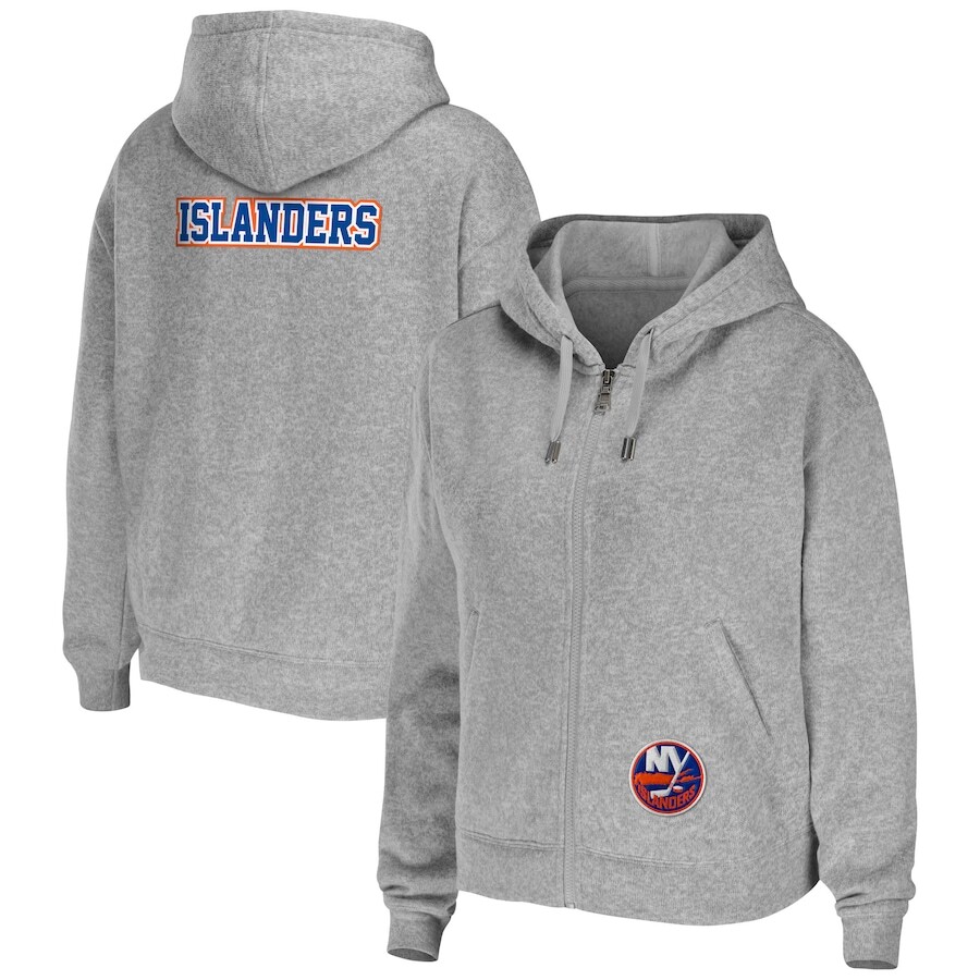 

Толстовка на молнии WEAR by Erin Andrews New York Islanders, серый