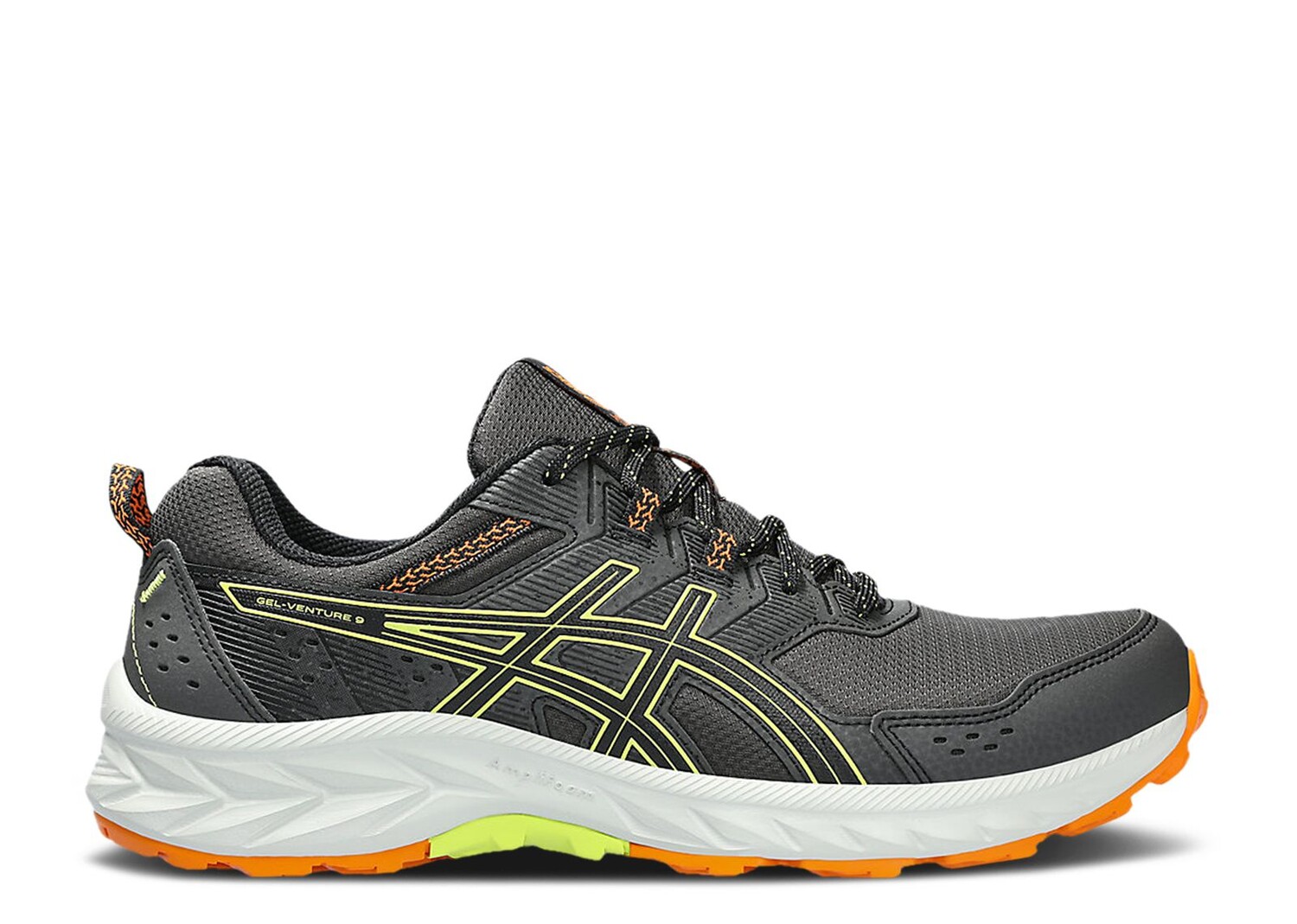 

Кроссовки ASICS Gel Venture 9 Extra Wide 'Graphite Grey Glow Yellow', серый