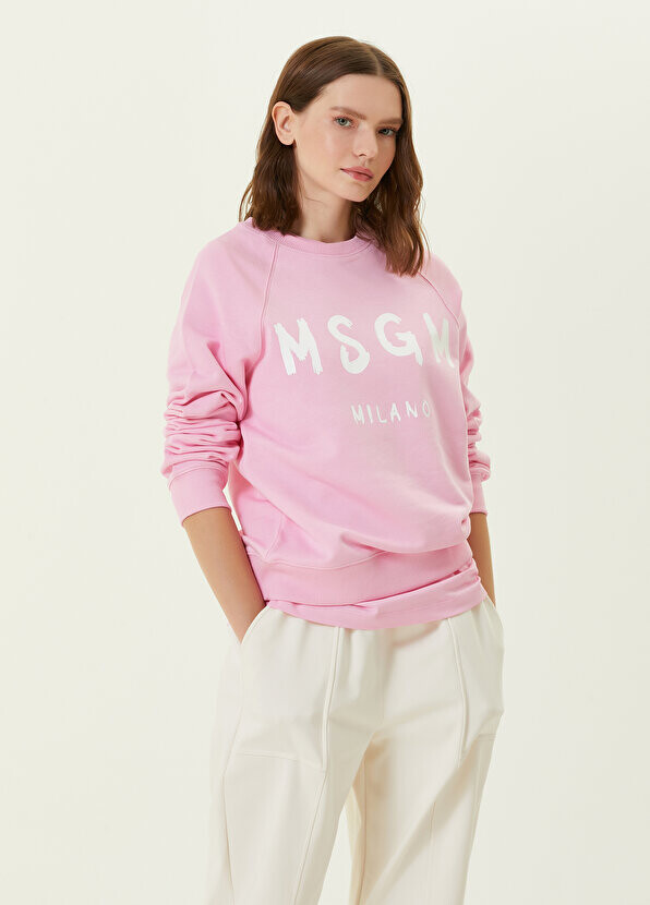 

Розовый свитшот с логотипом Msgm