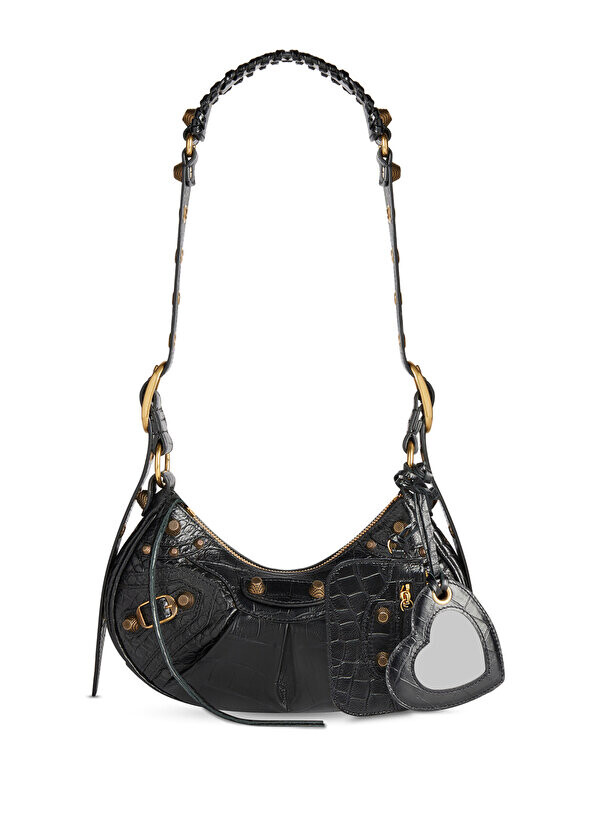 

Le cagole xs черная женская кожаная сумка через плечо Balenciaga