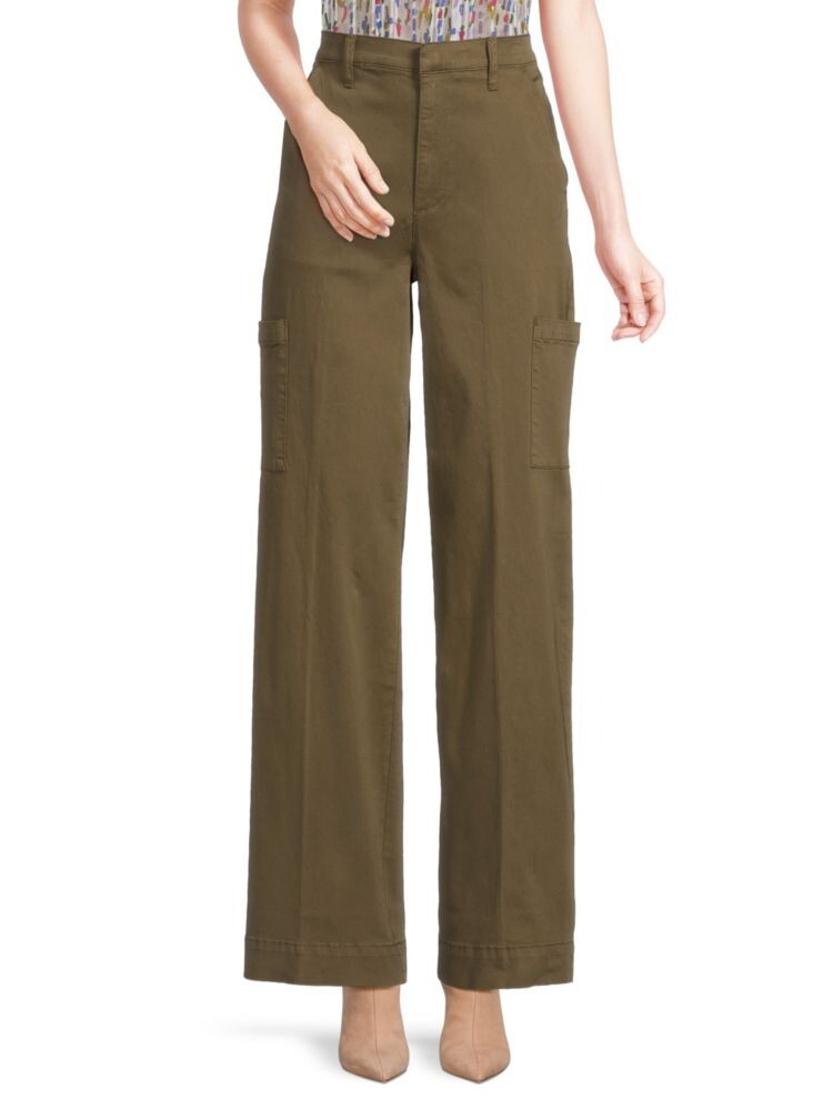 

Широкие джинсы со средней посадкой Joe'S Jeans, цвет Olive