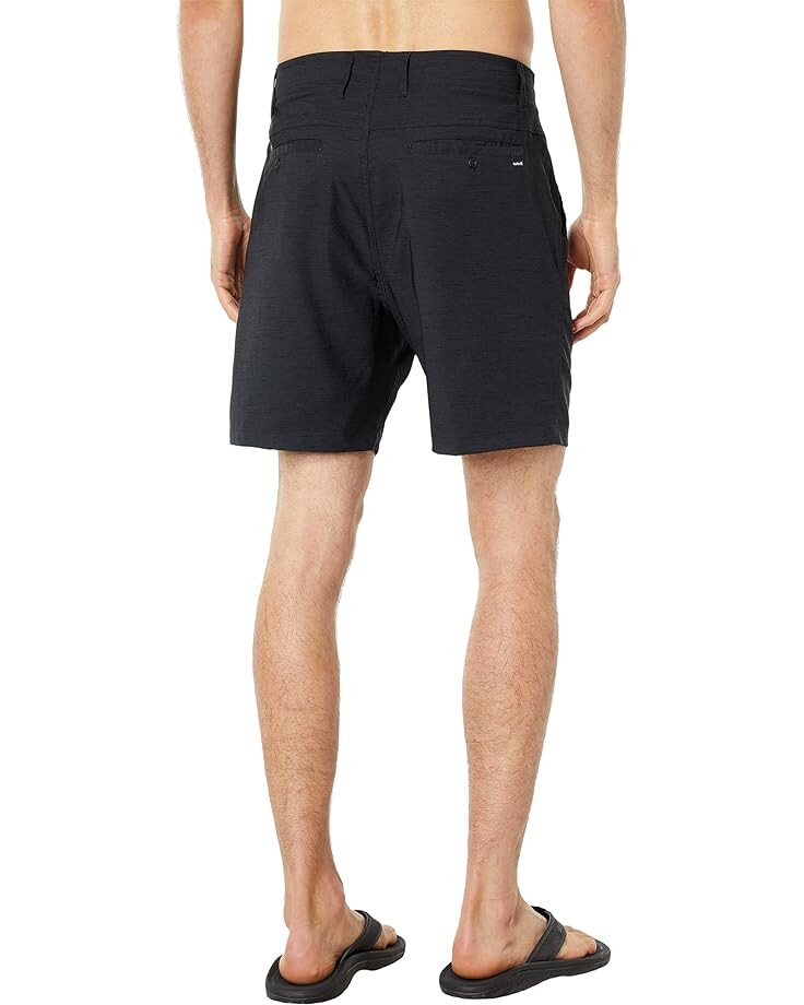 

Шорты Hurley H20-Dri Marwick 18" Walkshorts, цвет Black Heather