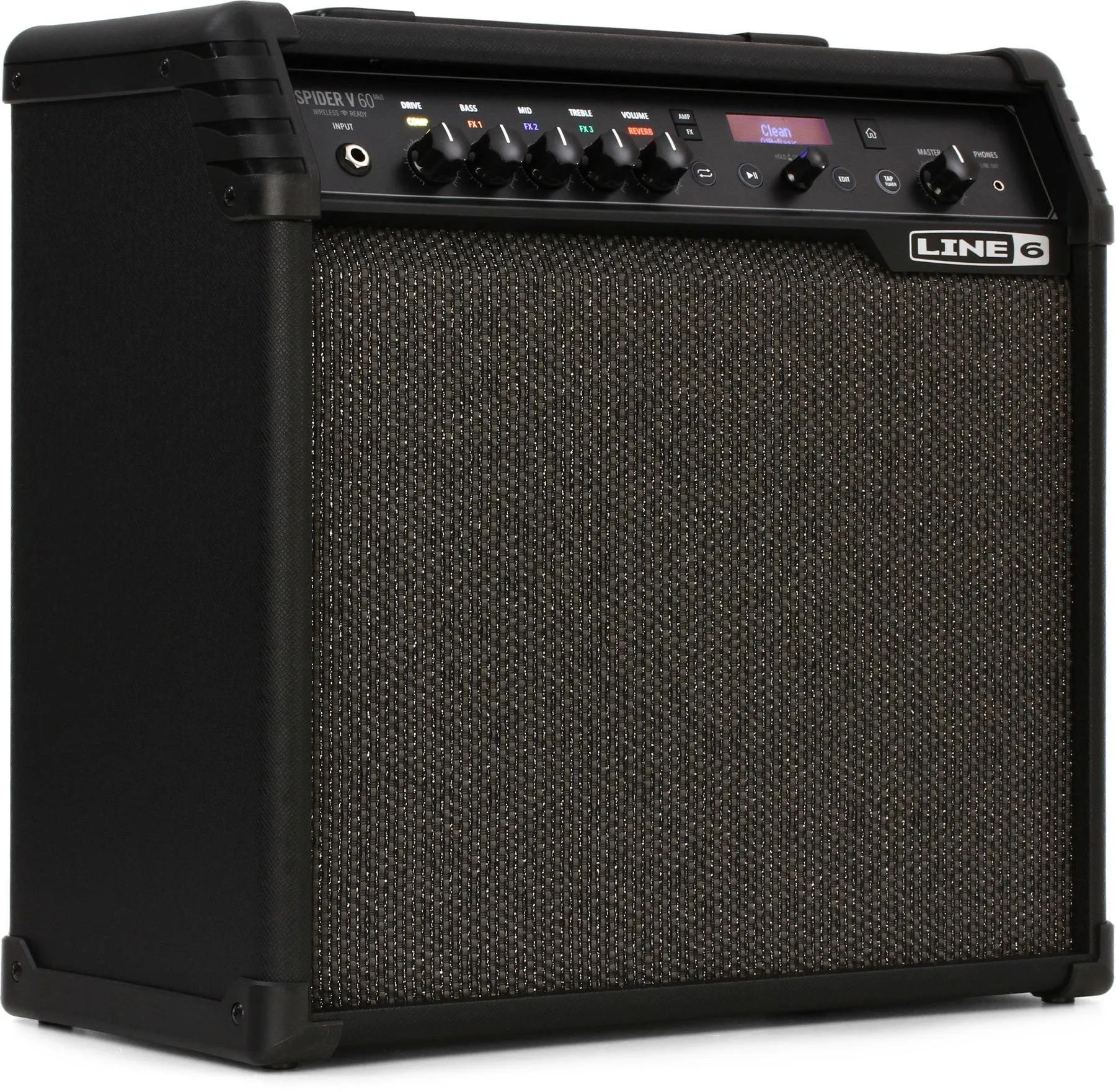 

Line 6 Spider V 60 MkII 1x10 дюймов, 60-ваттный моделирующий комбоусилитель