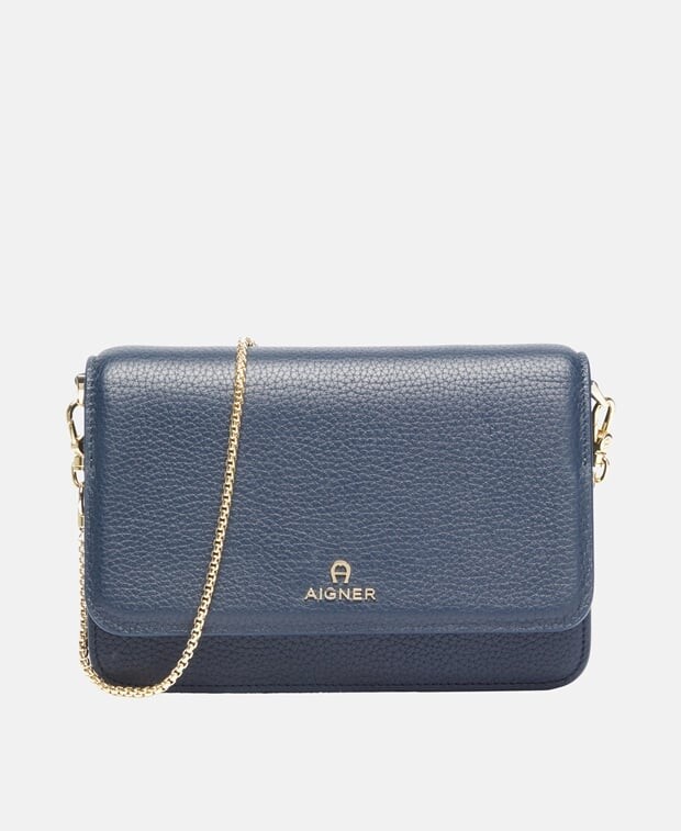 

Кожаная сумка через плечо Aigner, цвет Royal Blue