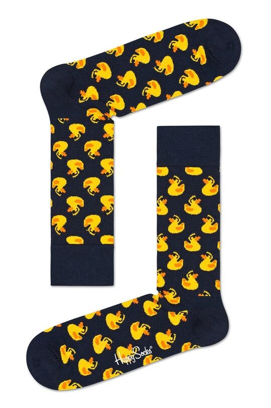 

Резиновые носки с уткой Happy Socks, темно-синий