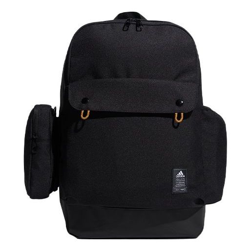 Рюкзак adidas Multiple Pockets Large Capacity schoolbag backpack Unisex Black, черный цена и фото