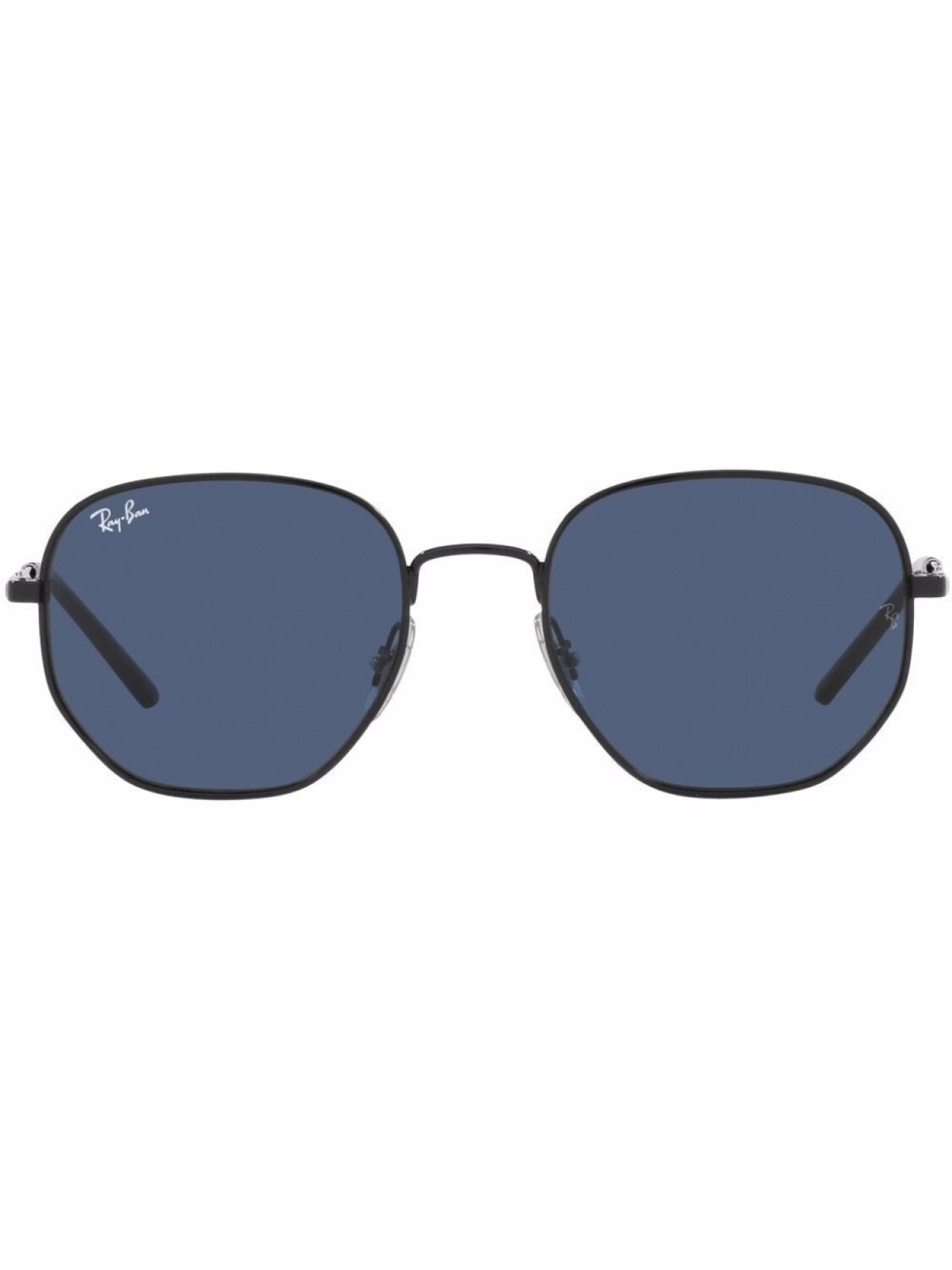 

Ray-Ban солнцезащитные очки в шестиугольной оправе, черный