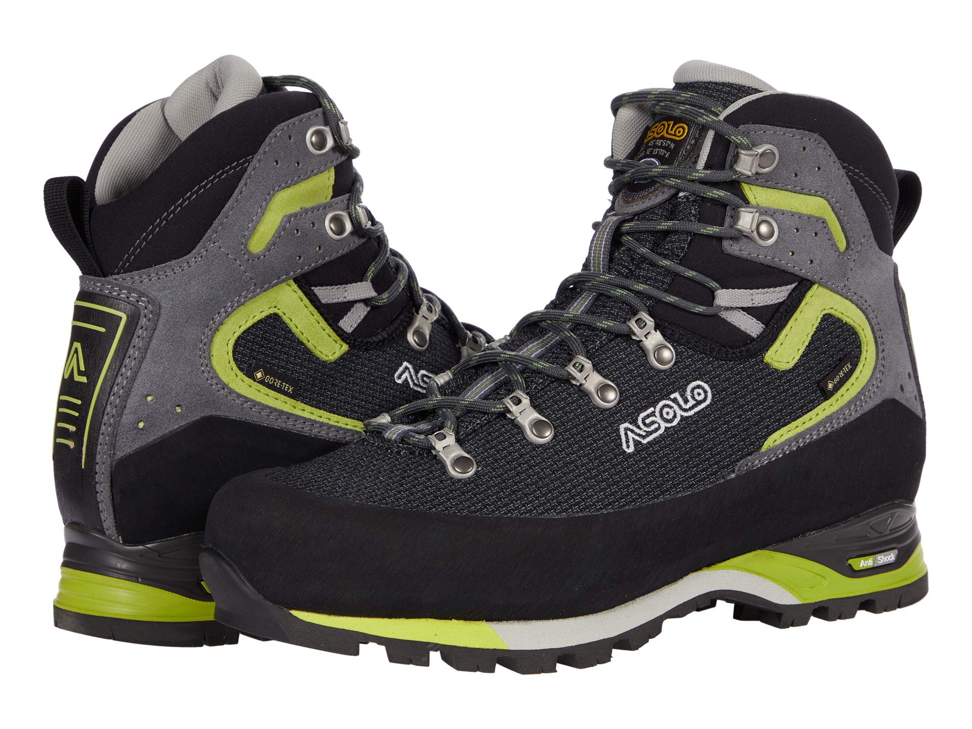 Треккинговые ботинки Asolo Corax GV, черный/зеленый