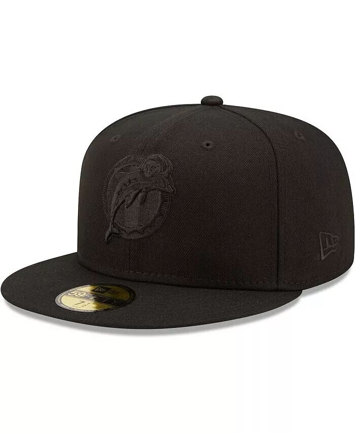 

Мужская приталенная шляпа Miami Dolphins Black on Black с альтернативным логотипом 59FIFTY New Era, черный