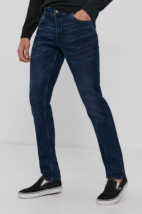 цена джинсы Solid, синий