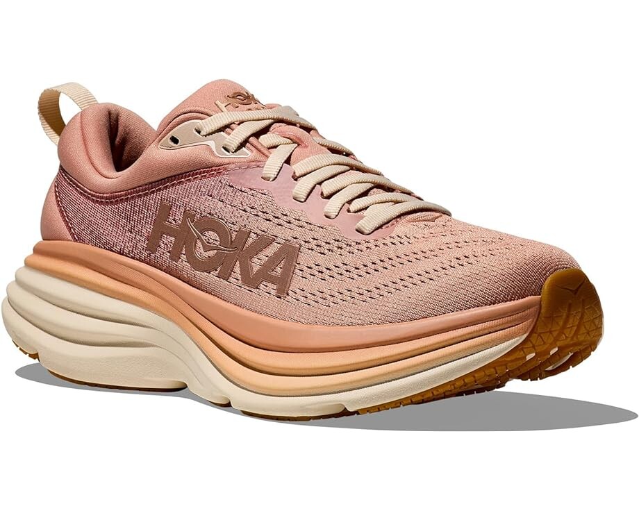 

Кроссовки Hoka Bondi 8, цвет Sandstone/Cream