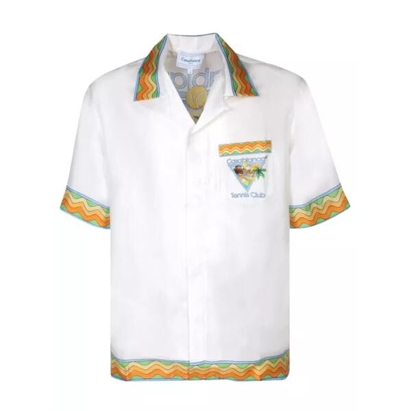 

Футболка silk shirt Casablanca, белый