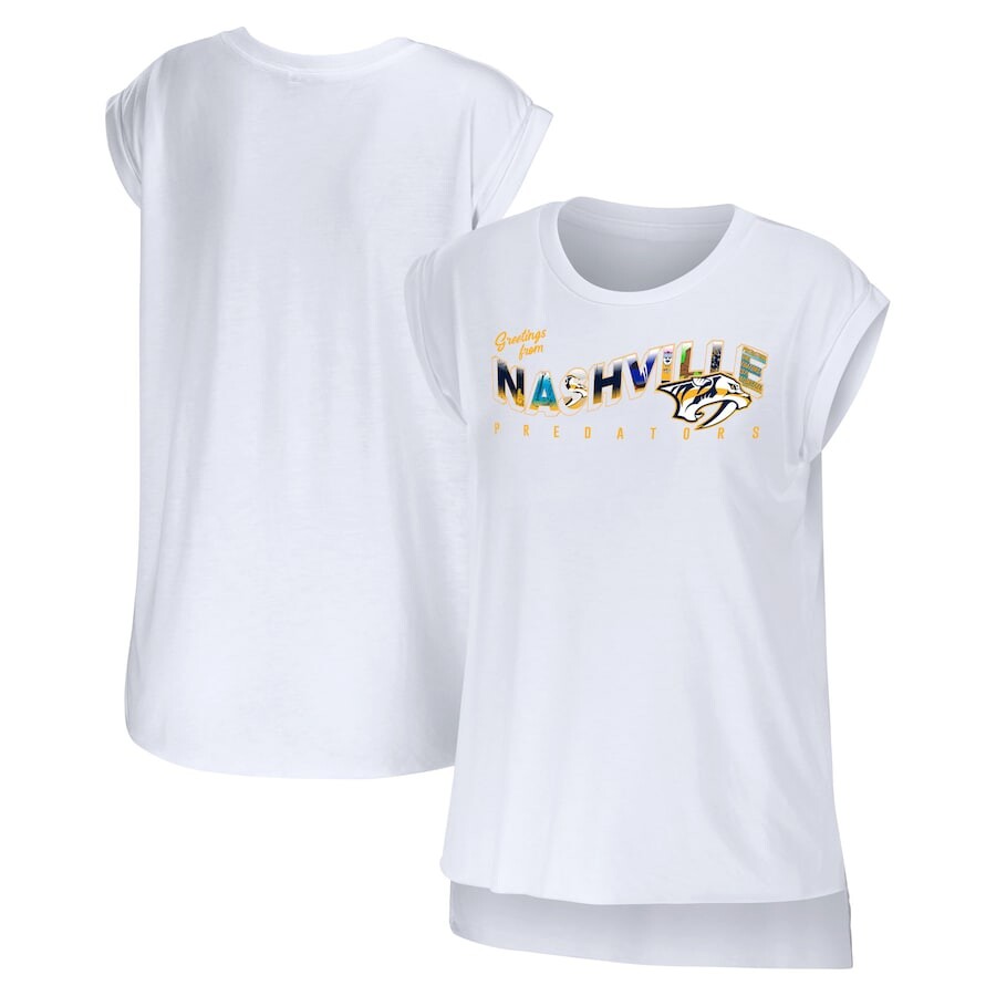 

Топ WEAR by Erin Andrews Nashville Predators, белый