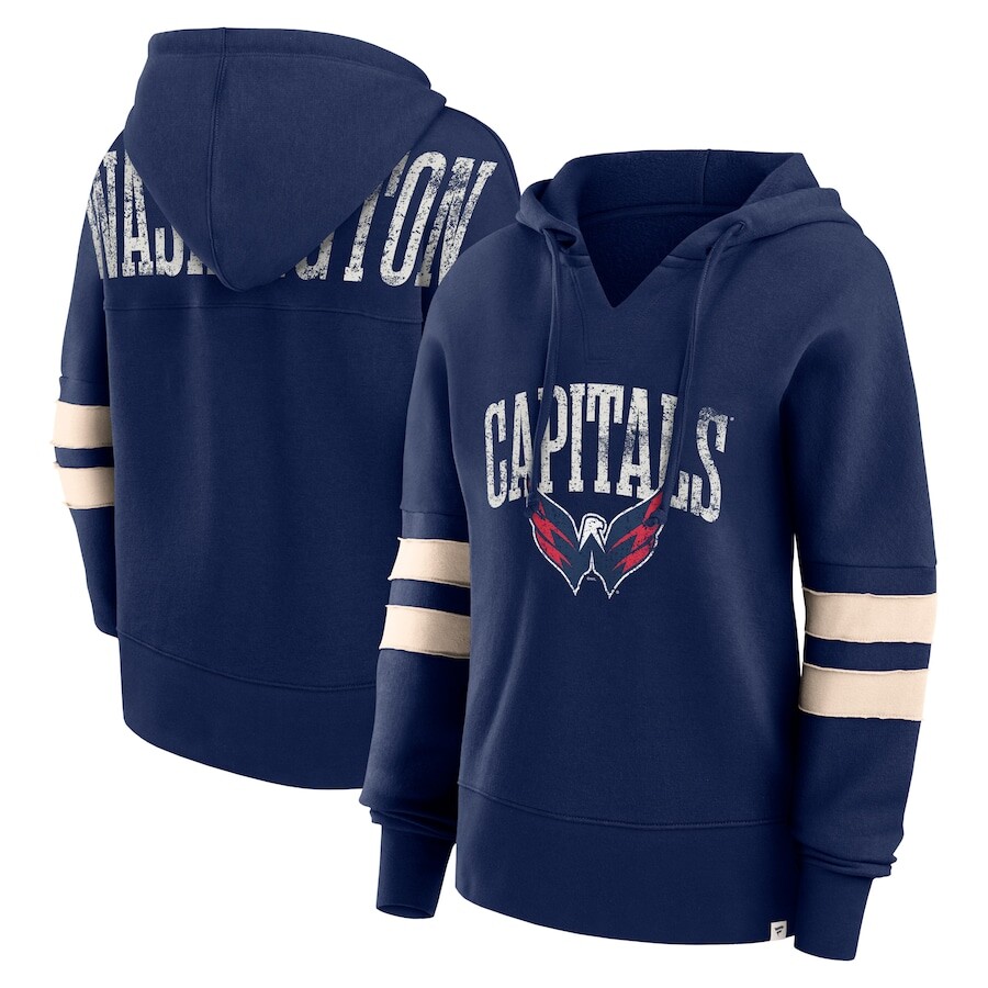 

Пуловер с капюшоном Fanatics Branded Washington Capitals, нави