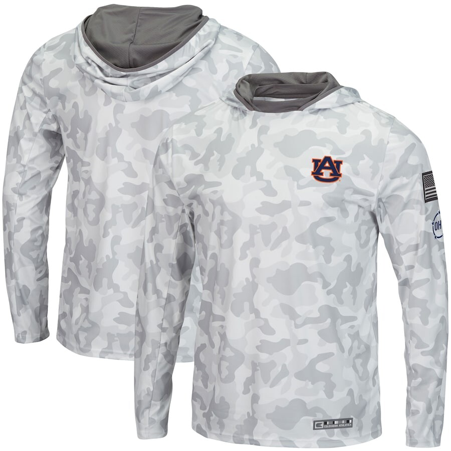 

Футболка с длинным рукавом Colosseum Auburn Tigers, камуфляж