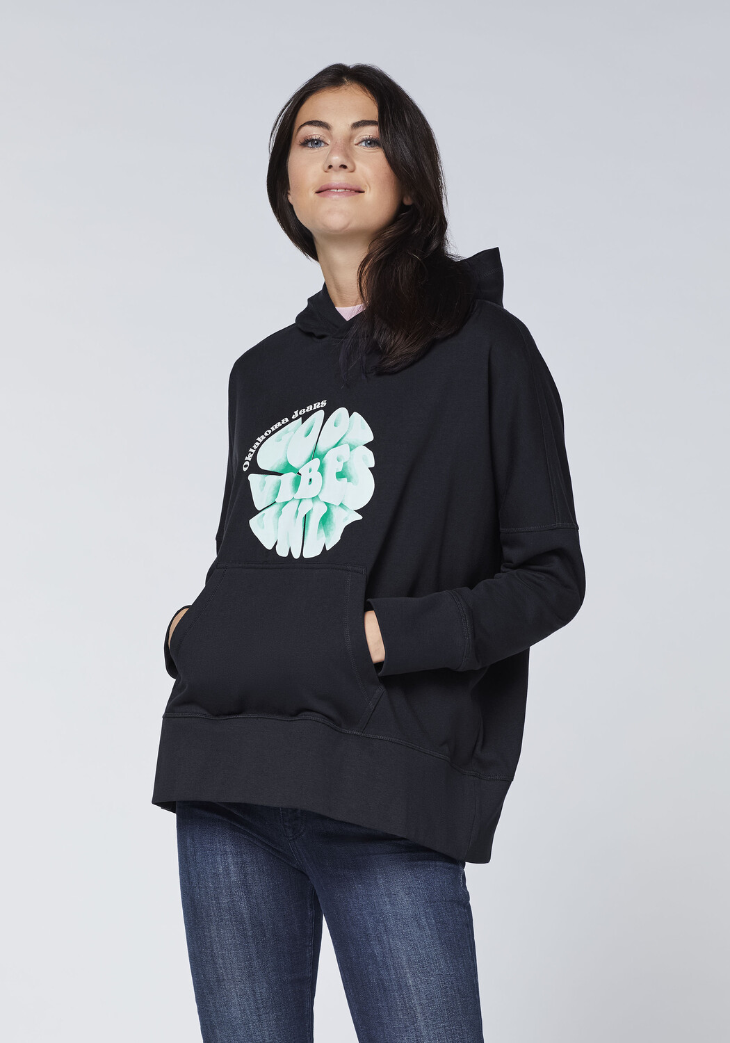 

Толстовка Oklahoma Jeans Hoodie, синий
