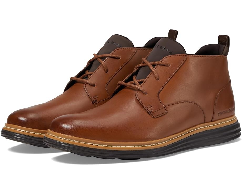 

Ботинки Cole Haan Originalgrand Chukka Waterproof, цвет British Tan/Java Waterproof