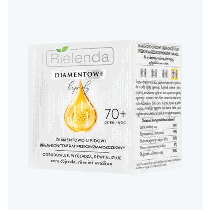 Diamond Lipid 70+ Крем-концентрат против морщин, разглаживающий и восстанавливающий, Bielenda