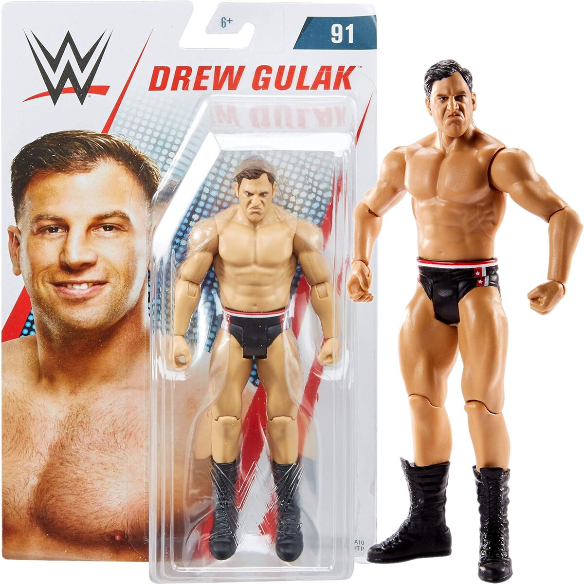 

Wwe Wrestling Series 91 Mattel Оригинальная Мобильная Фигурка Дрю Гулак Gcb38
