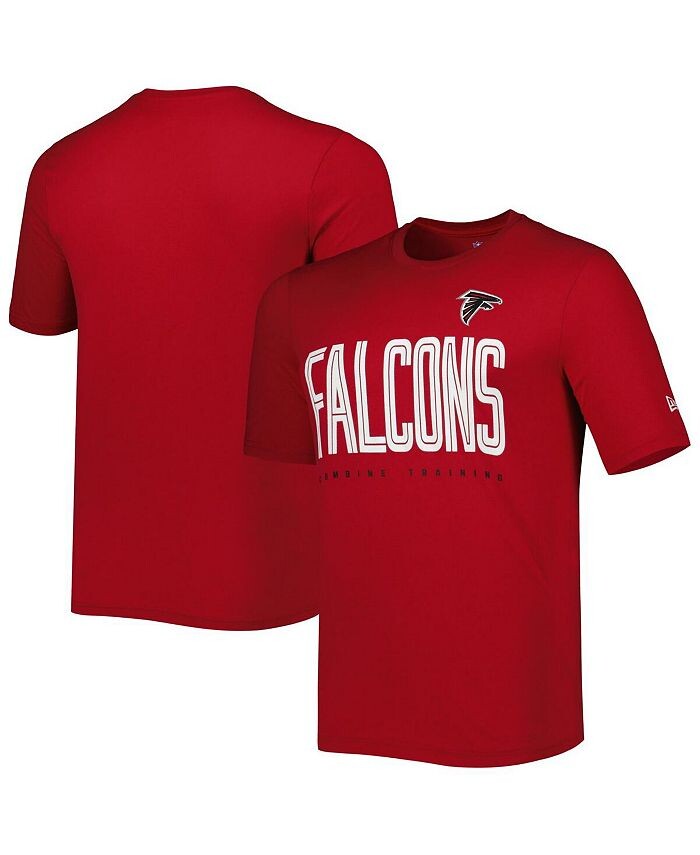 

Мужская красная футболка Atlanta Falcons Joint Authentic Training Huddle Up New Era, красный