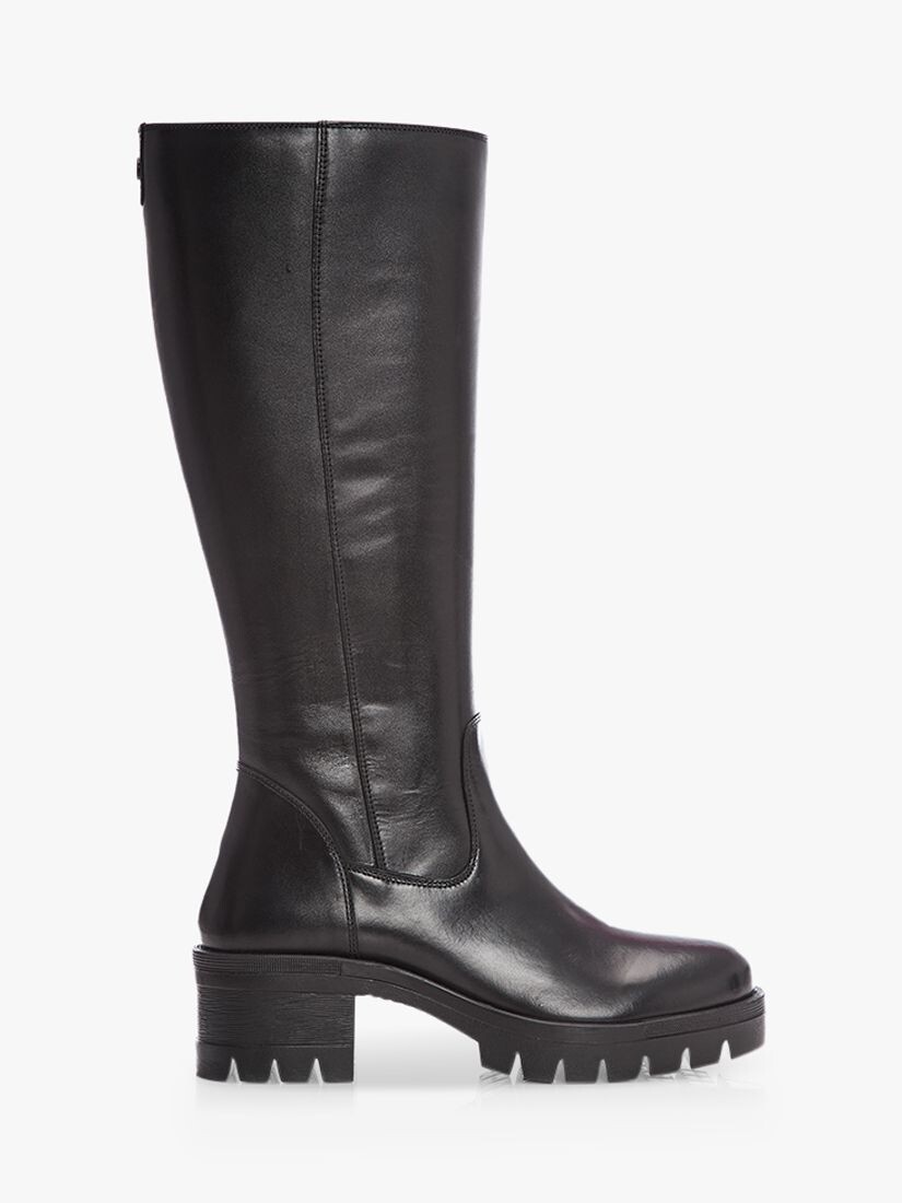 

Кожаные сапоги до колена Moda in Pelle Sillian, черные