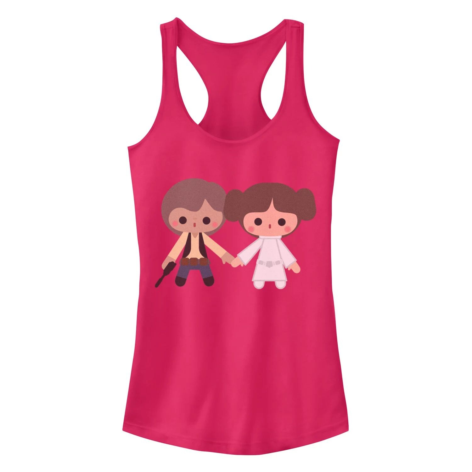 

Юниорская майка A New Hope Han Leia Kawaii Racerback Licensed Character