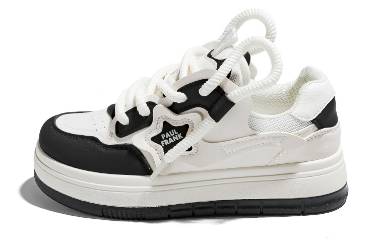 

Кроссовки paul frank Skateboarding Shoes Women's Low-top Black, белый/черный