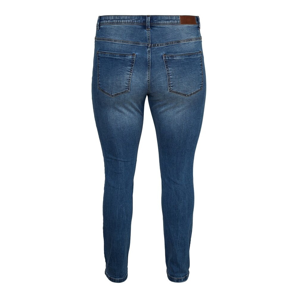 

Брюки Vero Moda Curve Manya Normal Waist Slim MB Curve, синий