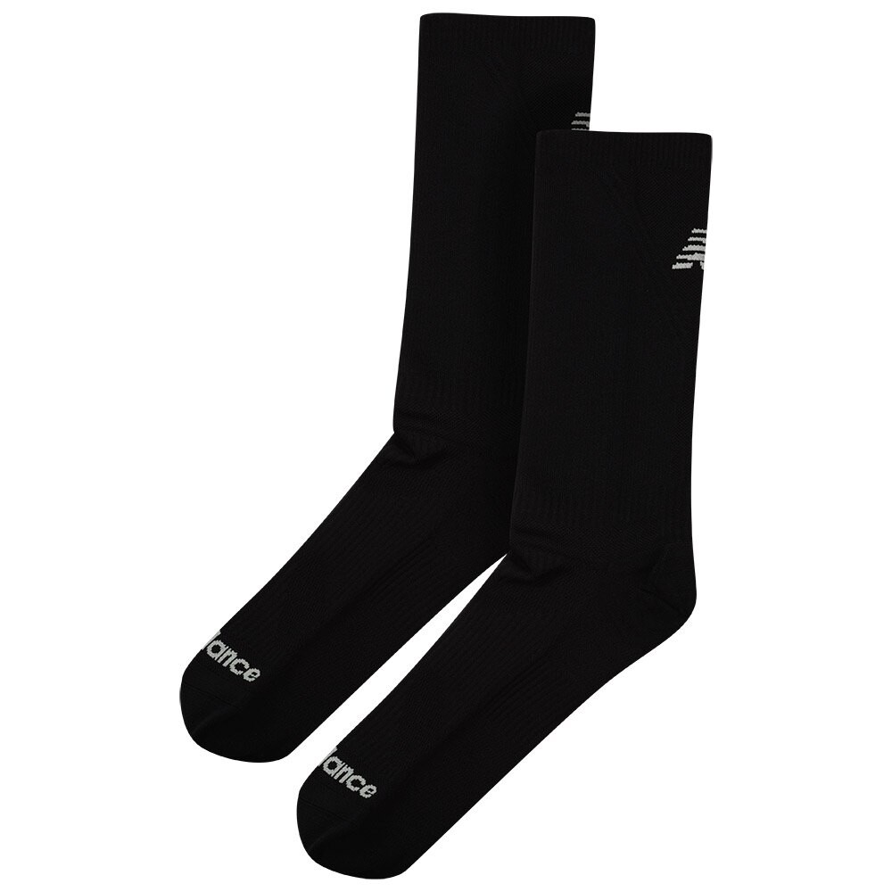 

Носки New Balance Run Foundation Flat Knit Midcalf, черный