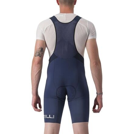 

Шорты-комбинезоны Premio Black Ltd Edition мужские Castelli, цвет Belgian Blue/Metallic Silver
