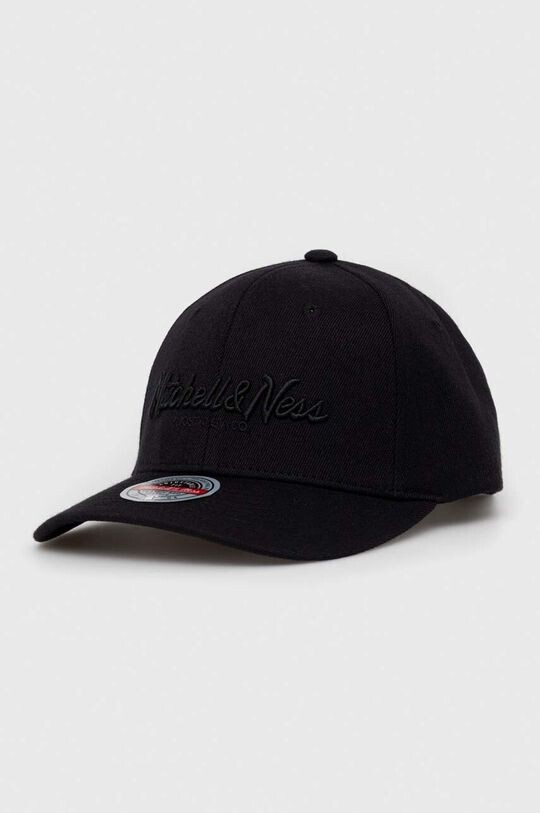 

Бейсболка с содержанием шерсти Mitchell&Ness, черный