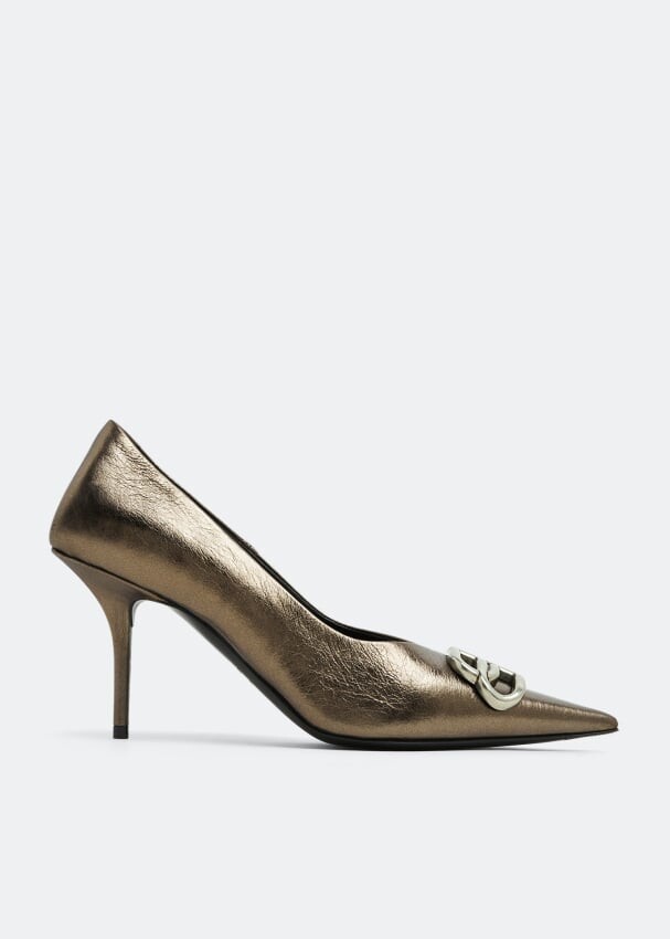 

Туфли Balenciaga Square Knife, металлик