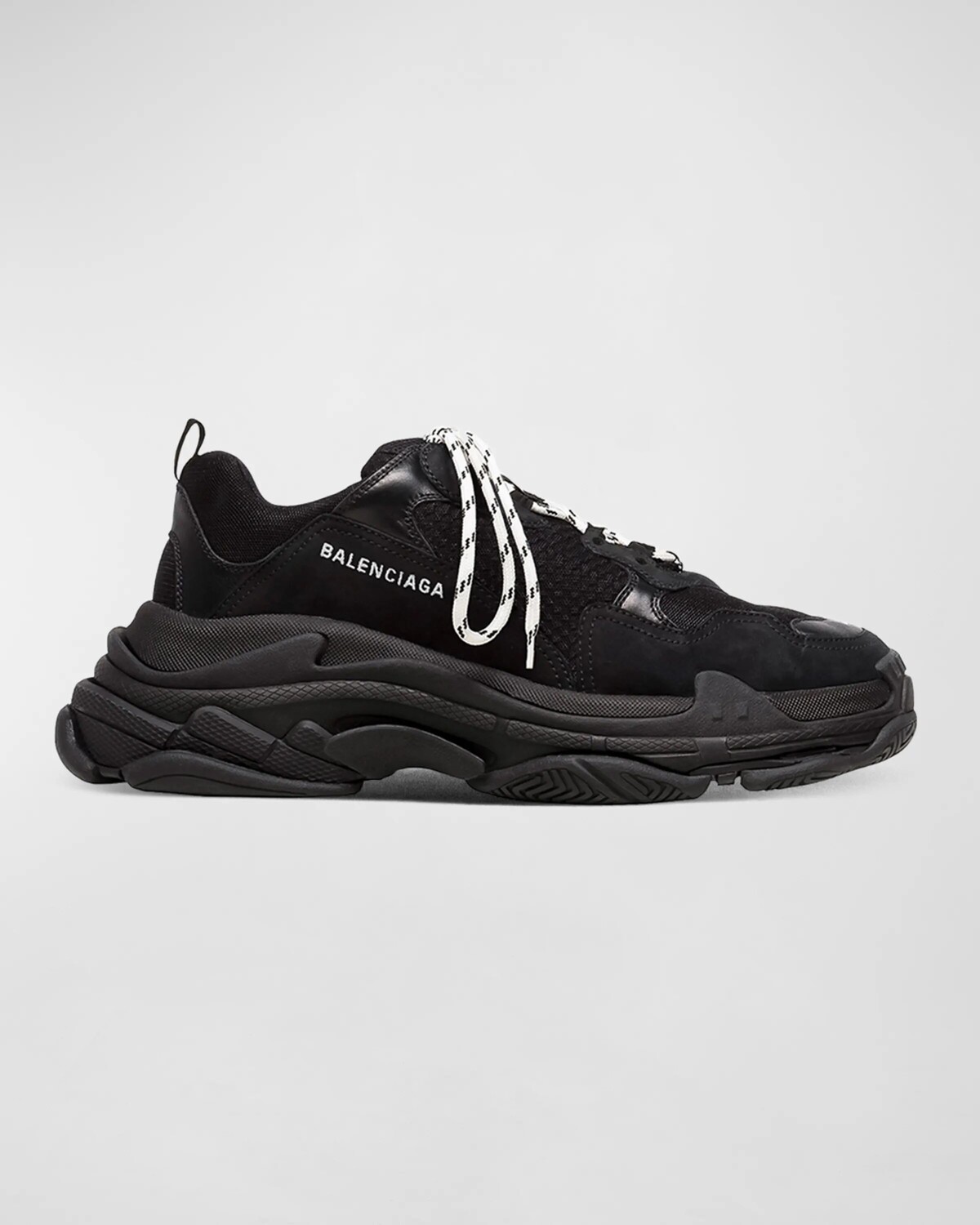 

Мужские низкие кеды Triple S Mesh Balenciaga, цвет 1000 Black