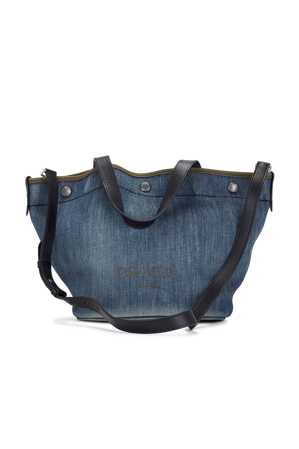 

Сумка-тоут FWRD Renew Prada 2 Way Canapa, цвет Dark Blue